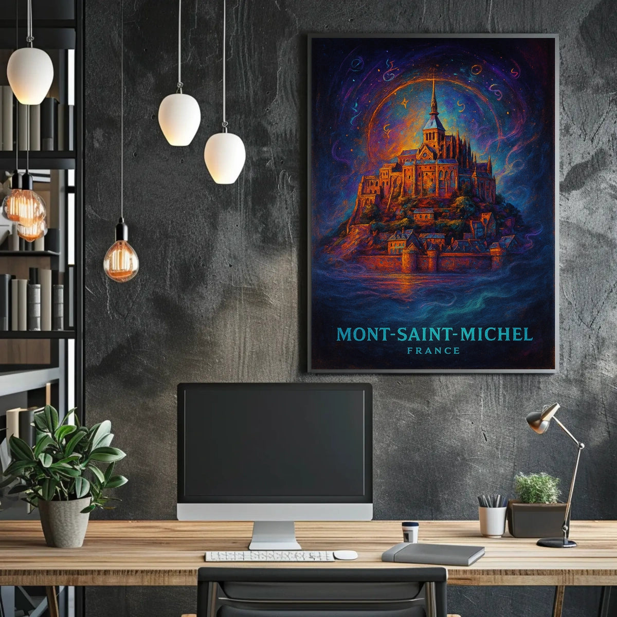 Mont-Saint-Michel France Poster
