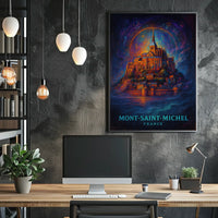Mont-Saint-Michel France Poster