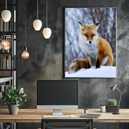 Winter Fox Poster