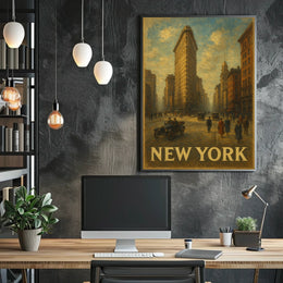 New York Cityscape Poster