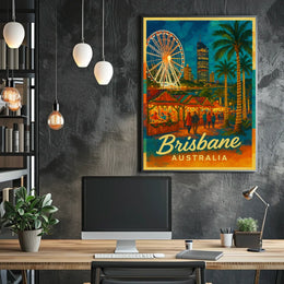 Brisbane, Australia Poster