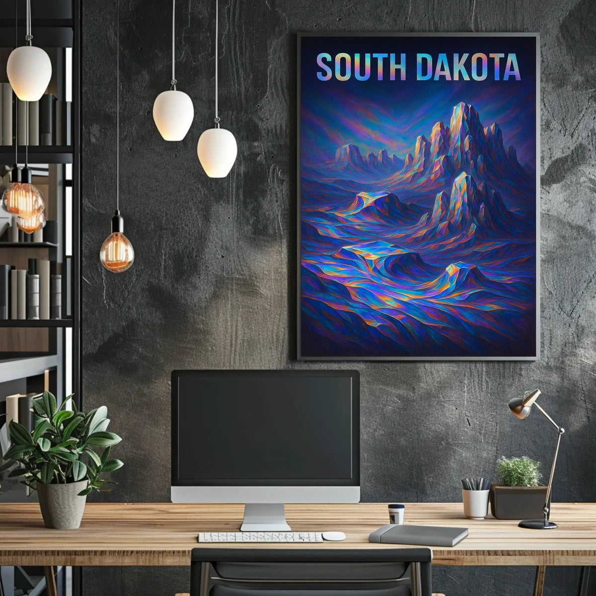 South Dakota Dreamscape Poster