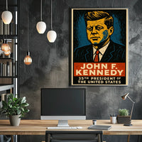 John F. Kennedy 35Th President Poster