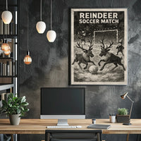 Reindeer Soccer Extravaganza Poster
