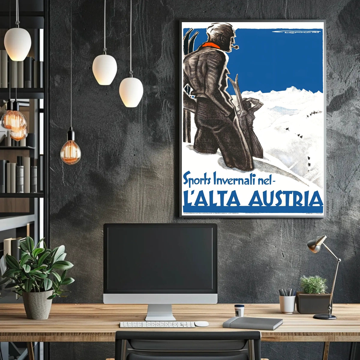 Winter Sports In Upper Austria Poster