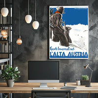 Winter Sports In Upper Austria Poster