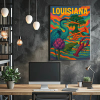Louisiana Vibrance Poster