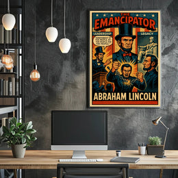 Abraham Lincoln The Emancipator Poster PosterGoat