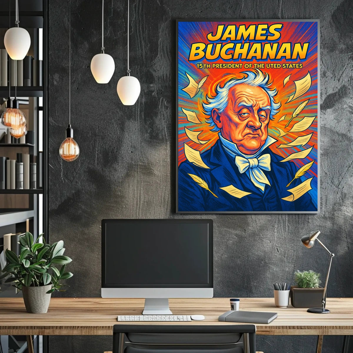 James Buchanan 15th President Poster