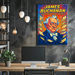 James Buchanan 15th President Poster