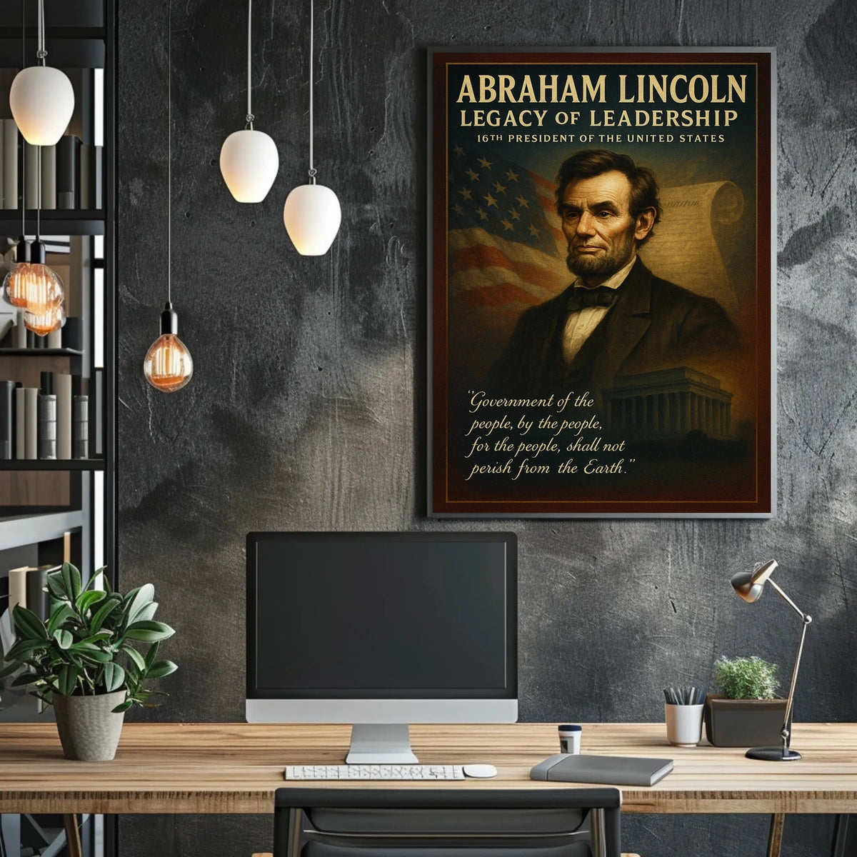 Abraham Lincoln 16th President Poster