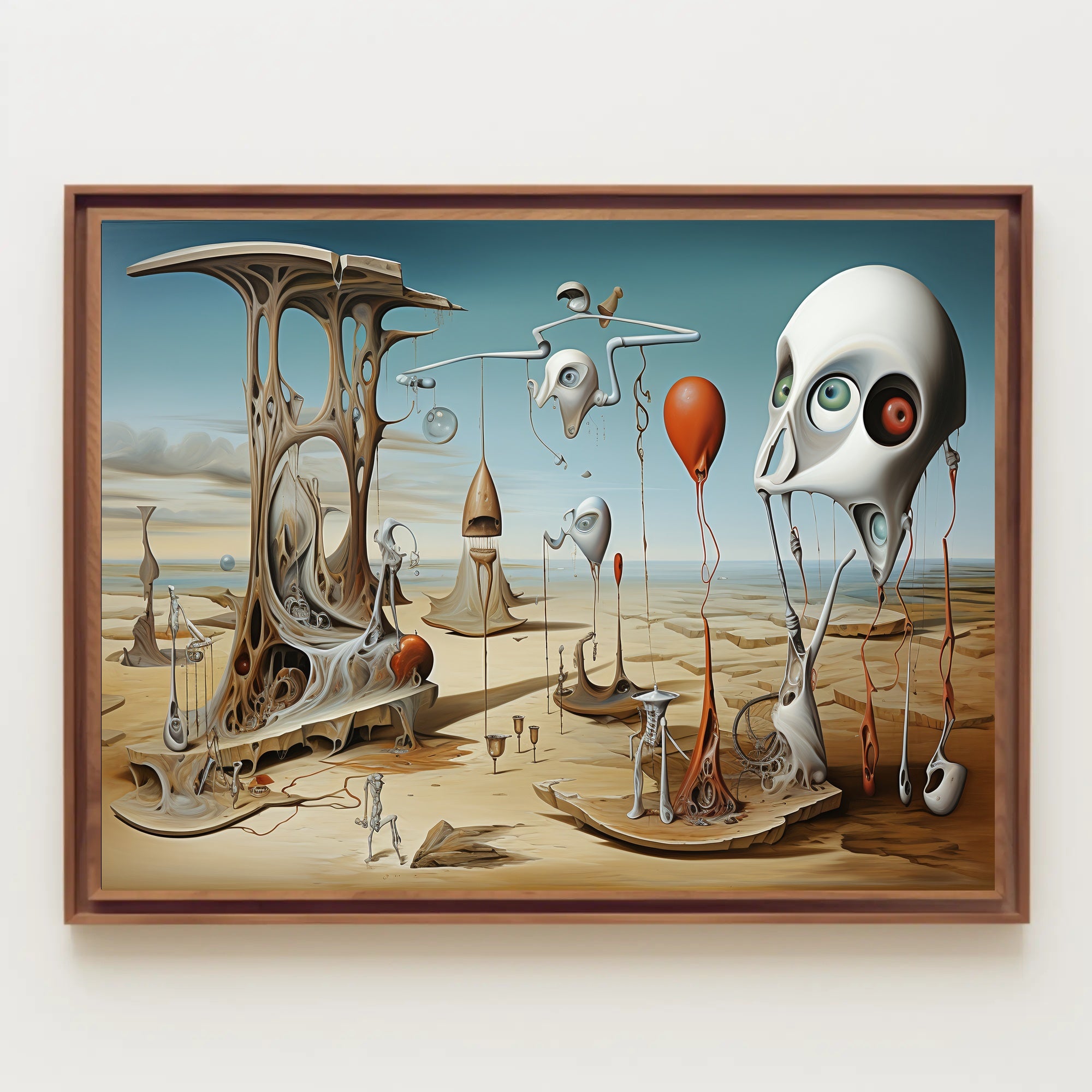 Surreal Desert Dreamscape Abstract Artistic Poster
