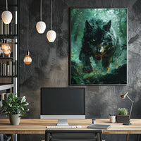 The Enigmatic Wolf Poster PosterGoat