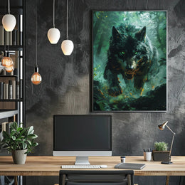 The Enigmatic Wolf Poster PosterGoat