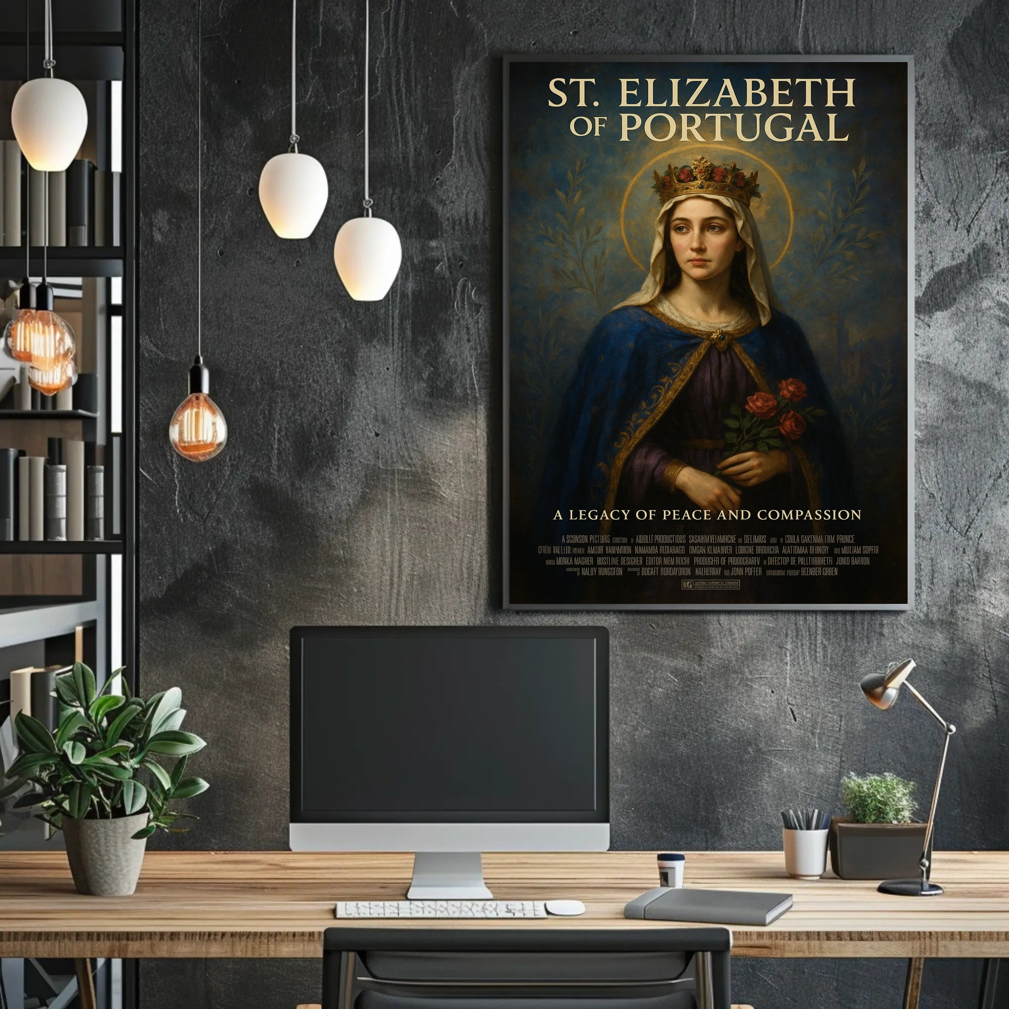 St Elizabeth Of Portugal Religious Poster Print