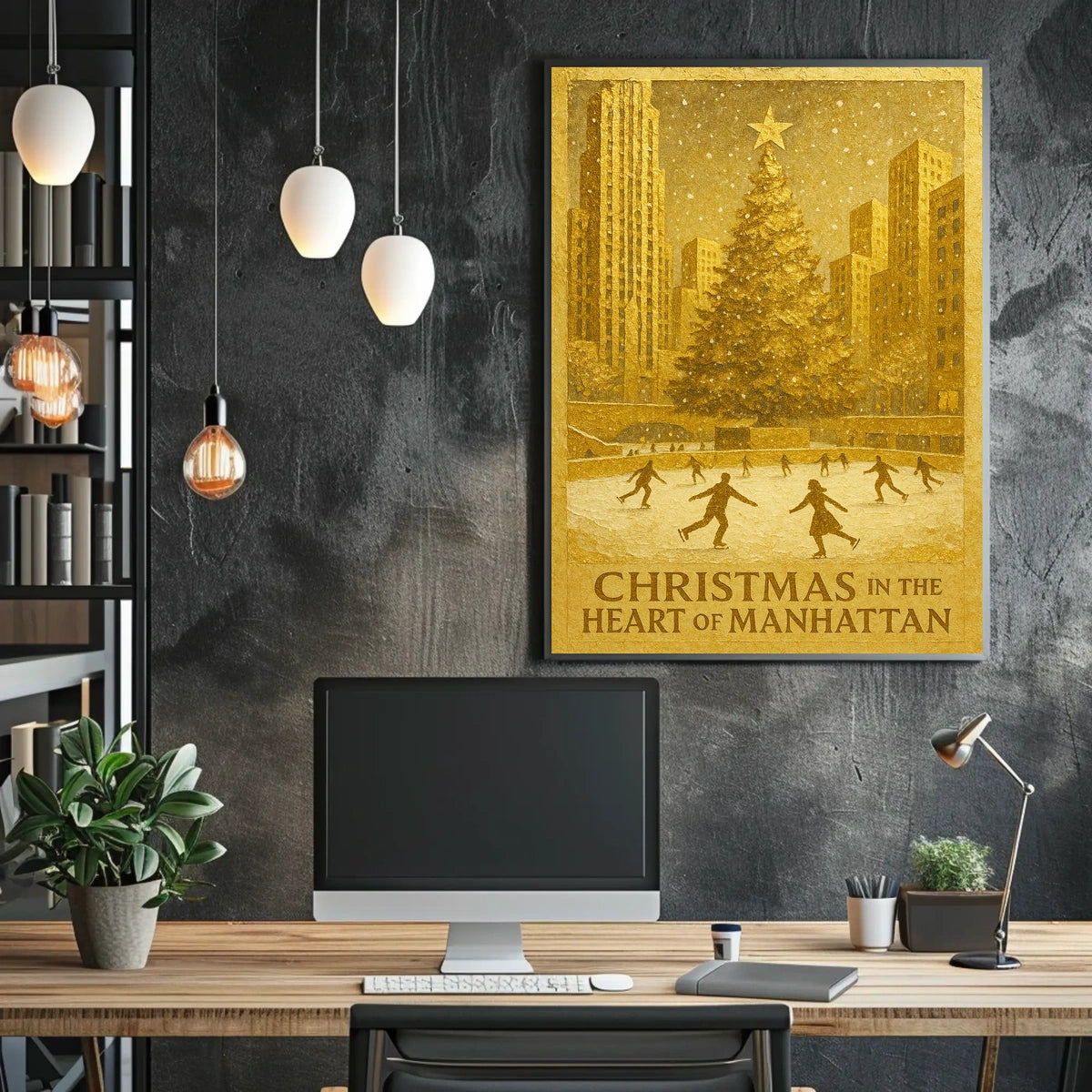 Christmas In The Heart Of Manhattan Poster