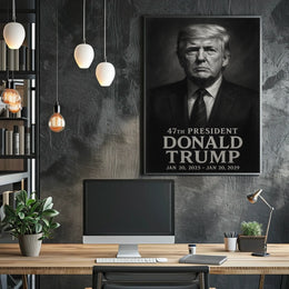 Donald Trump 47th President Poster