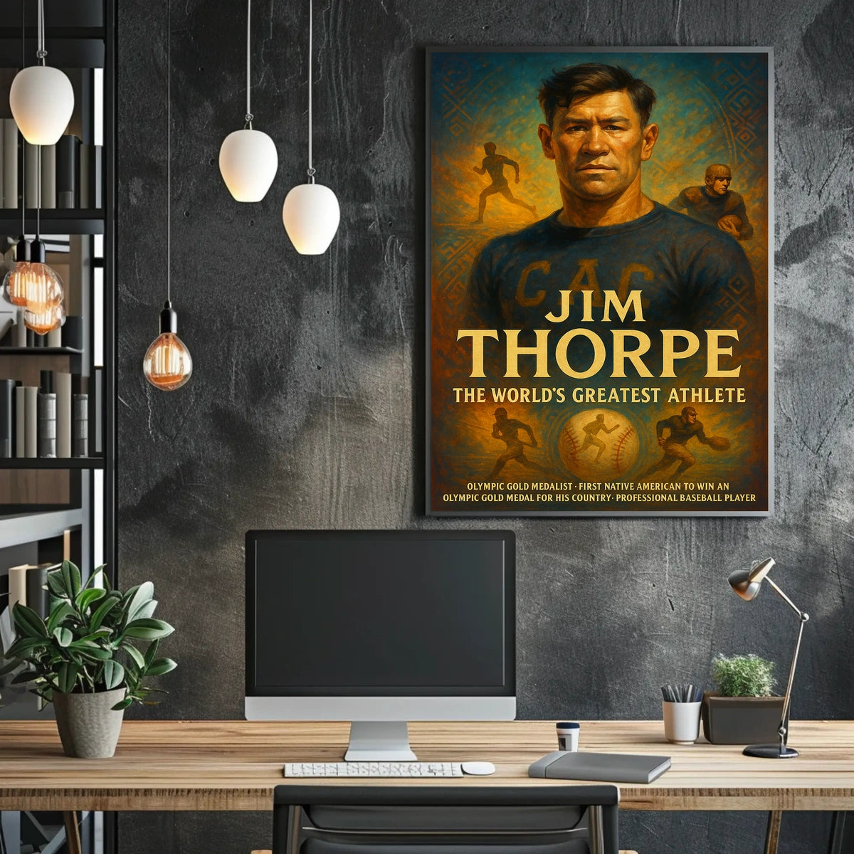 Jim Thorpe The Worlds Greatest Athlete Poster