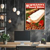 Newmann's Famous Road Show Vintage Cultural Poster