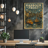 Harbour Frost Portland, Maine Poster