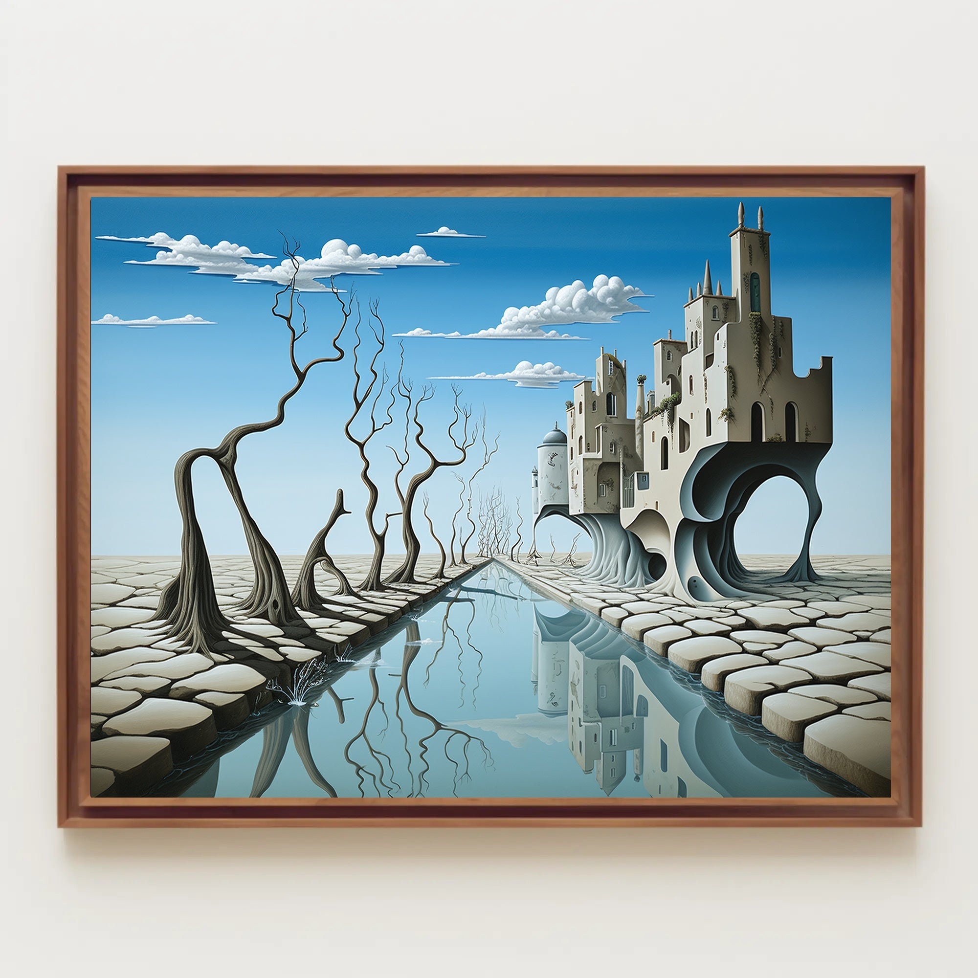 Surreal Desert Dreamscape Fantasy or Mythology Poster