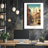 Streets of Bogotá Poster PosterGoat