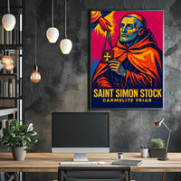 Saint Simon Stock Carmelite Friar Poster