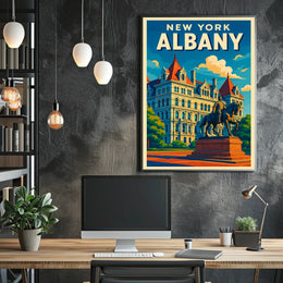 Albany Landmark Poster