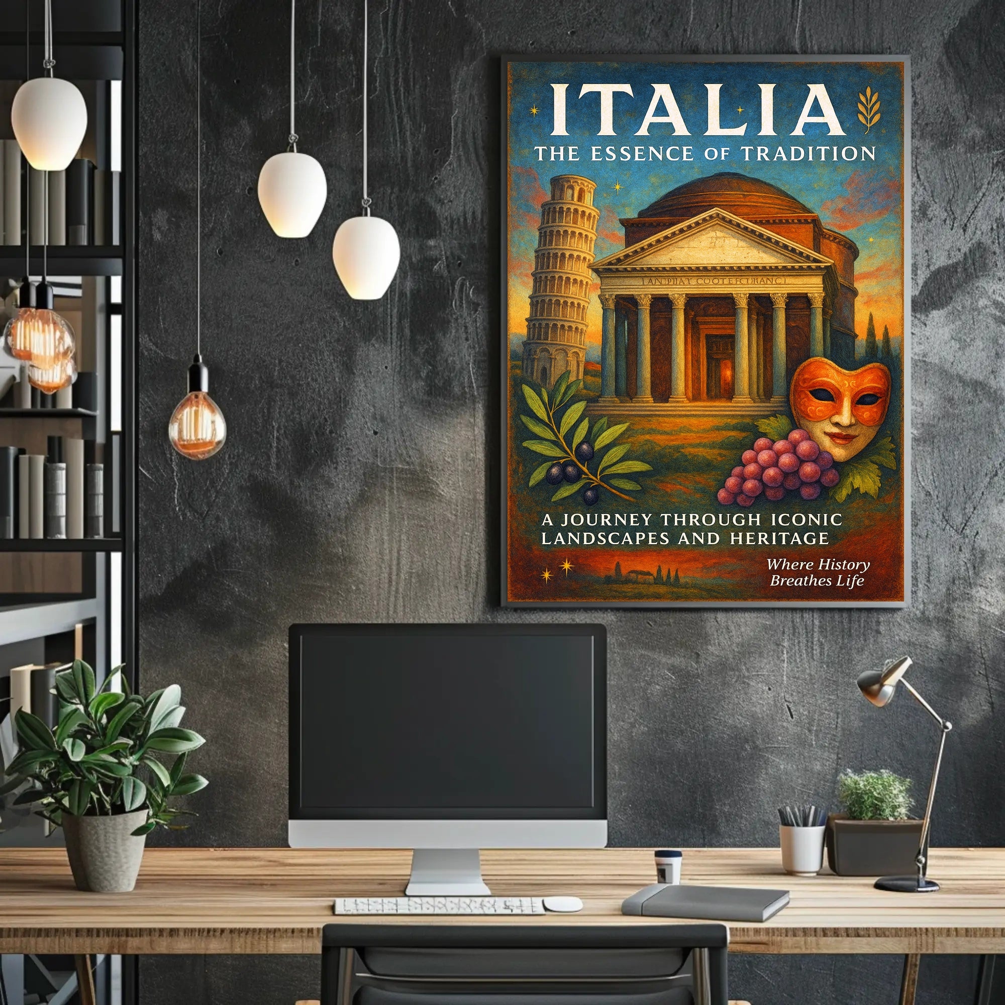Italia The Essence of Tradition Poster