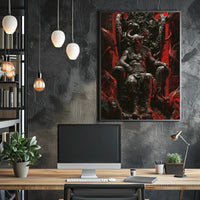 Throne Of The Dark King Poster Decor Art Print PosterGoat
