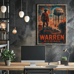 Warren, Michigan Tribute Poster