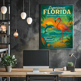 Experience Florida Sunshine Forever Poster