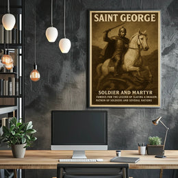 Saint George Soldier And Martyr Poster