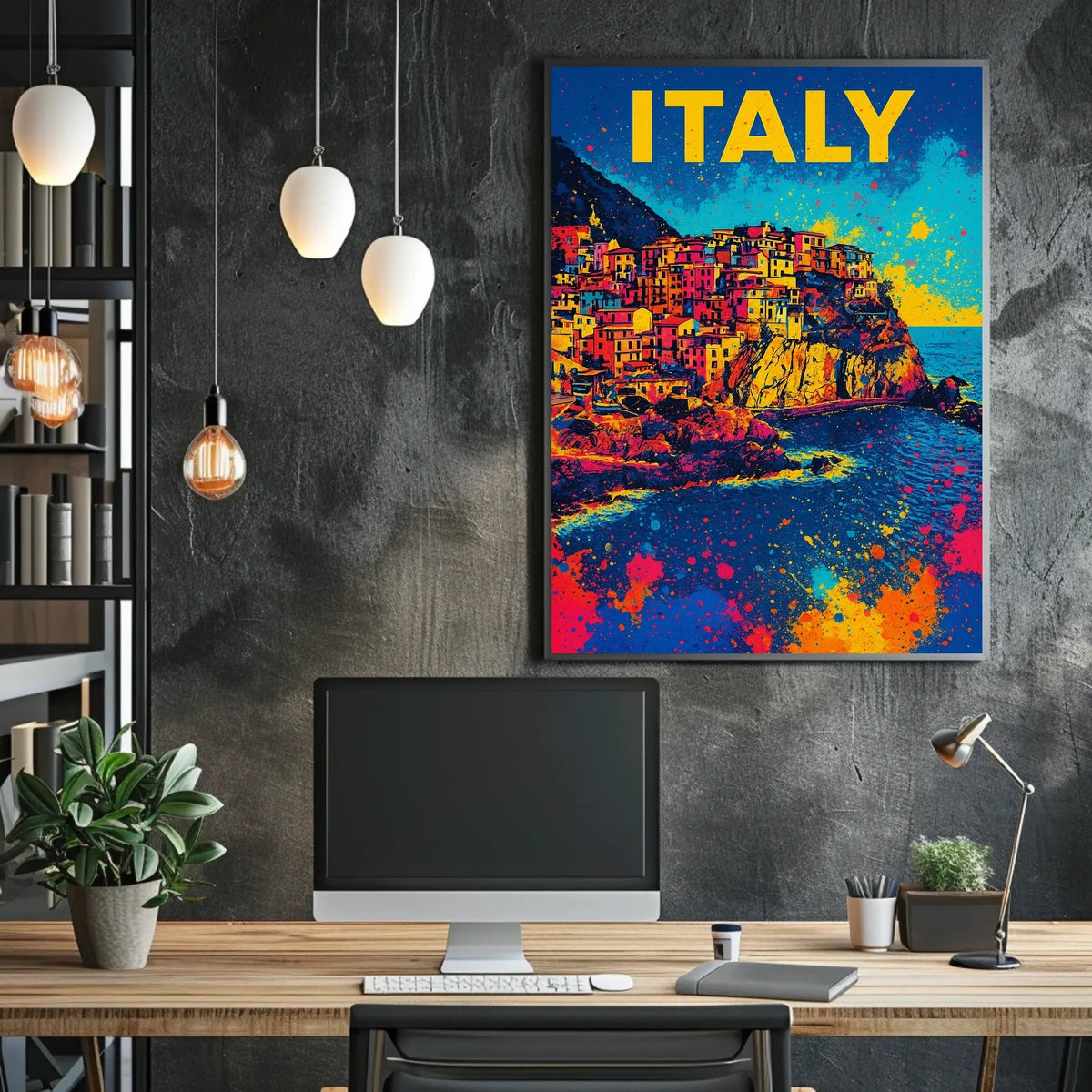 Vibrant Italy Poster