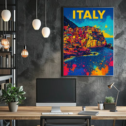 Vibrant Italy Poster