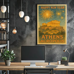 New Year's Celebration at the Parthenon Cultural Poster