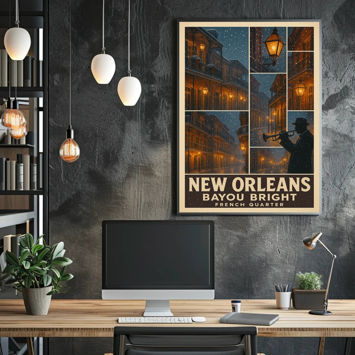 New Orleans Bayou Bright Poster
