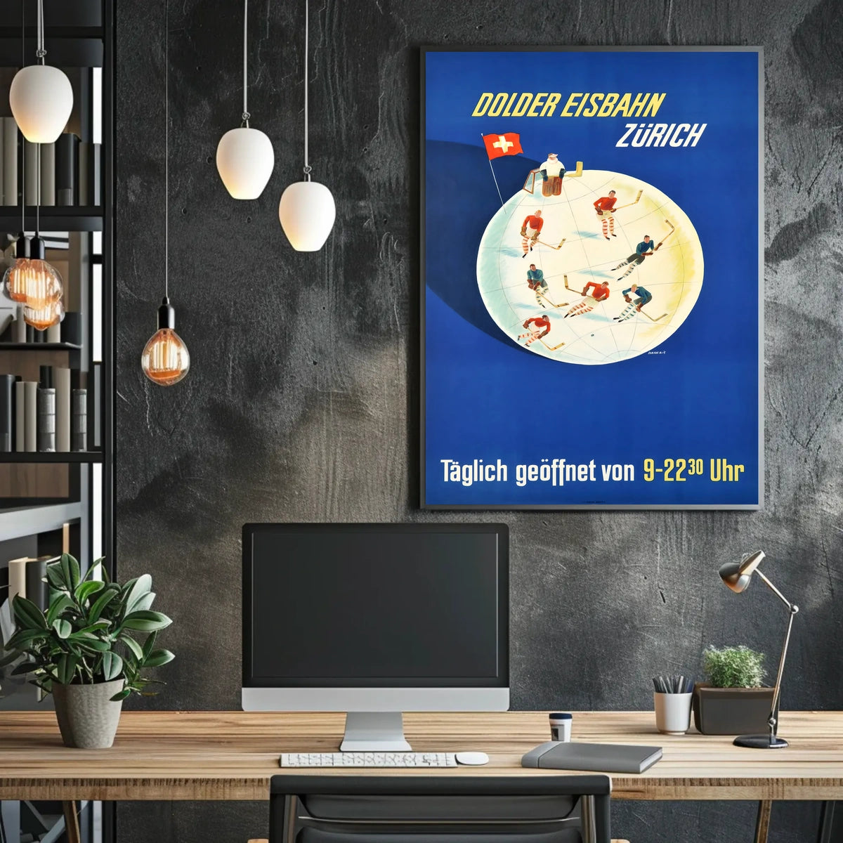 Dolder Eisbaan Zürich Poster