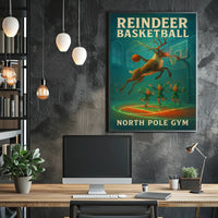 Reindeer Basketball Extravaganza Poster