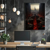The Abyssal Cityscape Poster