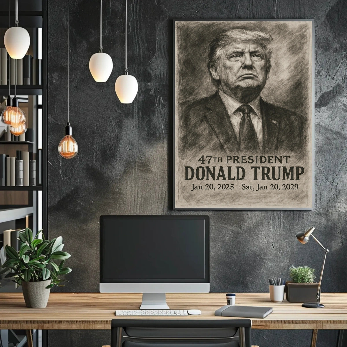Donald Trump The Pillar of Strength Poster