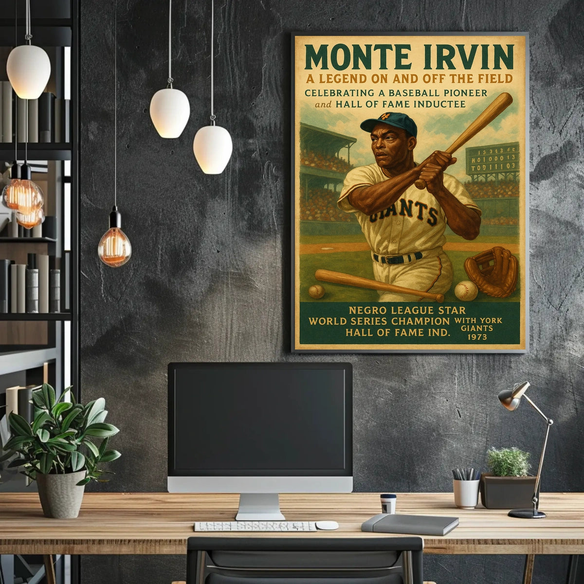 Monte Irvin A Baseball Legend Poster