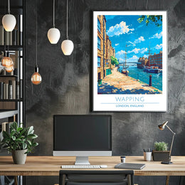 Wapping Tranquil Scene Urban or Cityscape Poster