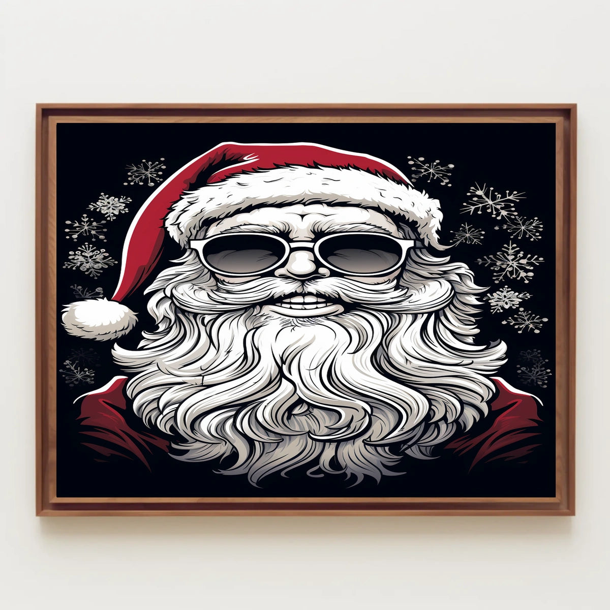 Cool Santa Vibes Poster