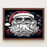 Cool Santa Vibes Poster