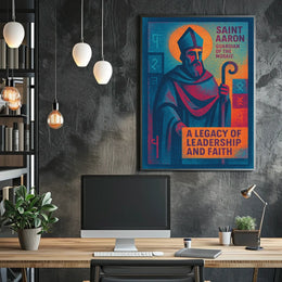 Saint Aaron Guardian Of The Mosaic Poster