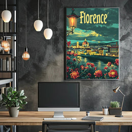 Florence Cathedral Vintage Artistry Poster