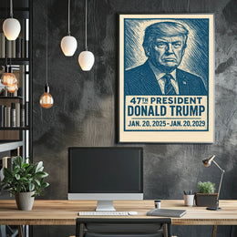 Donald Trump Vision Legacy Patriotic Minimalist Poster