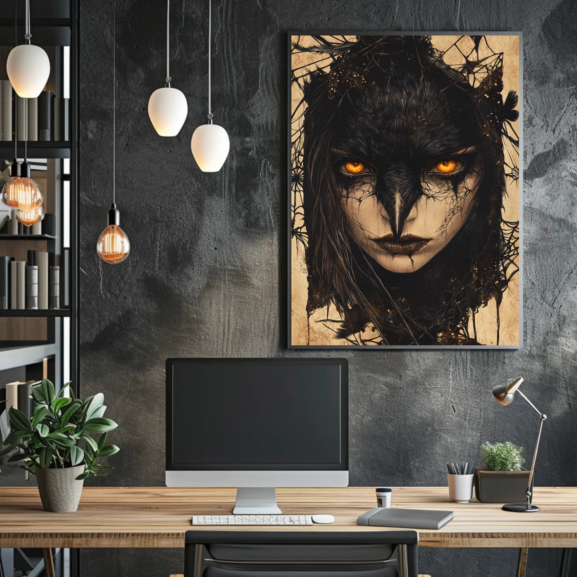 The Enigmatic Raven Poster