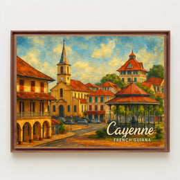 Cayenne French Guiana Poster